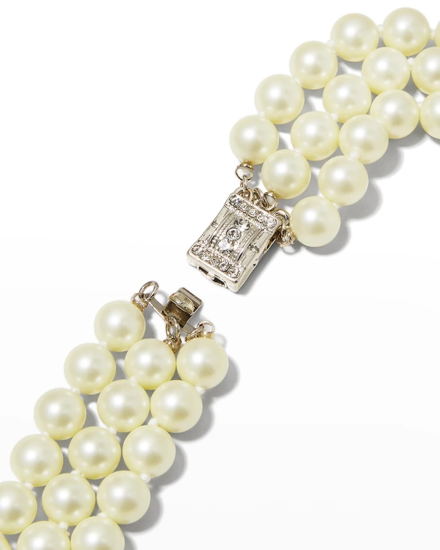 Kenneth Jay Lane Pearl Necklace - Elegant Jewelry Inspired by Barbara Bush & Jackie Kennedy | Perfect for Formal Events, Weddings & Vintage Fashion Lovers