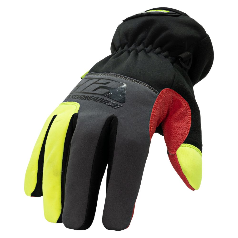 212 Performance TUNFWC5 0610 Waterproof Fleece Lined Cut Resistant Winter Work Gloves for Men - Large, Gray - Ideal for Construction, Landscaping & Cold Weather Outdoor Jobs