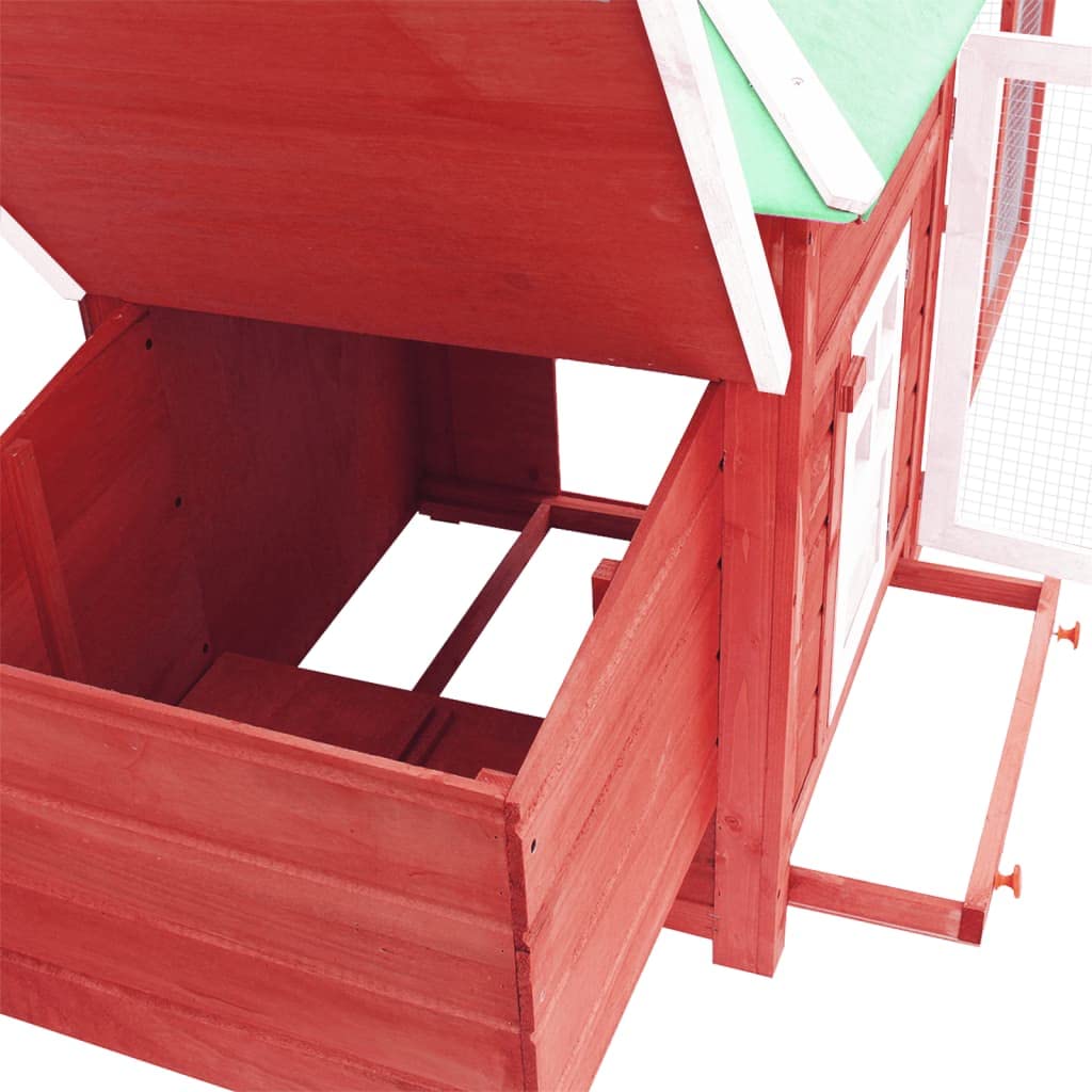 Weatherproof Outdoor Chicken Coop with Nest Box - 74.8