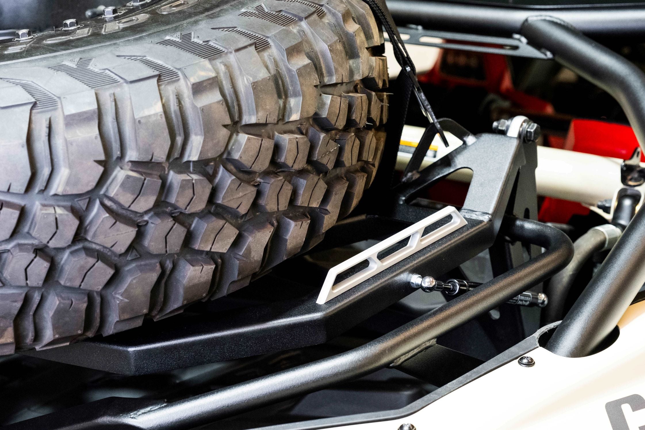 Can Am X3 Maverick Volt Series Baja Spare Tire Rack PBB210009 - Heavy Duty Off-Road Accessory for 2017-2024 Models | Perfect for Desert Racing, Dune Bashing & Trail Riding