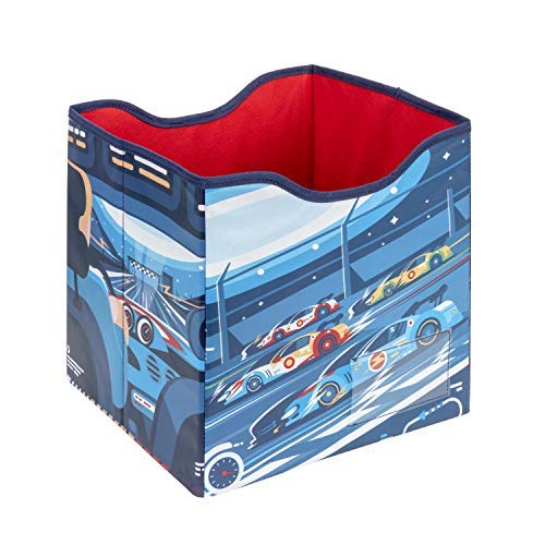 Foldable Fabric Storage Cube Organizer with Sturdy Base - Perfect for Kids' Toy Organization, Closet Storage & Home Decor (Multipurpose Collapsible Bin) - Ideal for Playrooms, Bedrooms & Nursery Organization