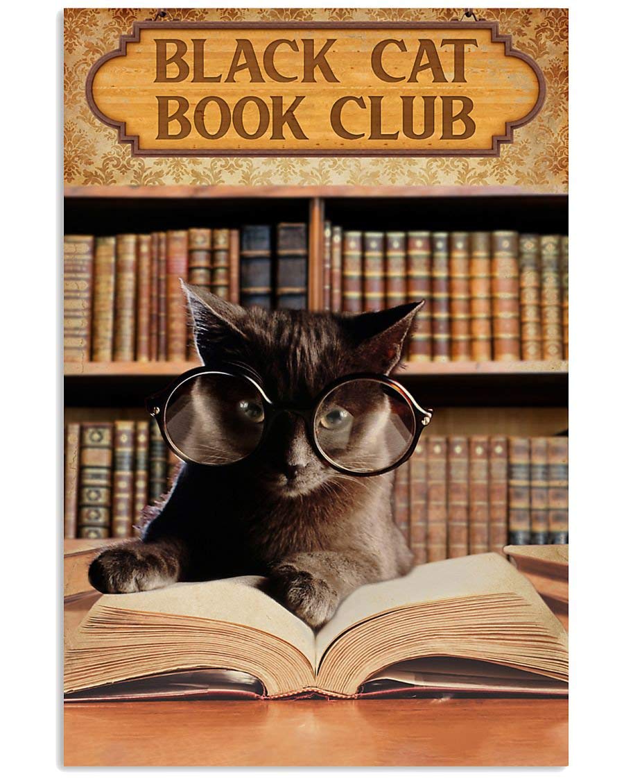 1000-Piece Wooden Jigsaw Puzzle - Black Cat Book Club Puzzle for Adults & Kids, Educational Brain Teaser Game, Fun Family Activity, Perfect Gift for Puzzle Lovers (Great for Parties, Relaxation & Cognitive Development)