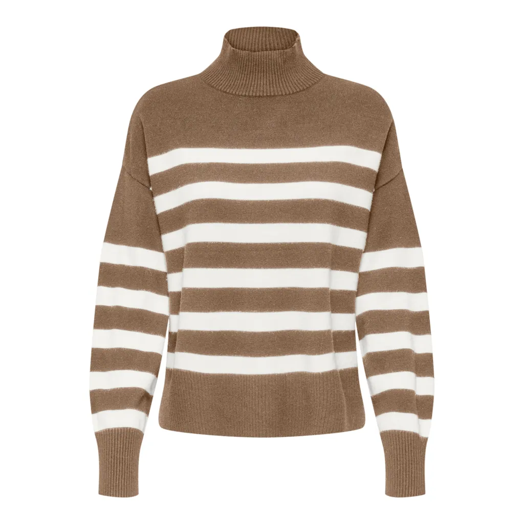 Vero Moda Barbara High Neck Women's Blouse - Elegant Long Sleeve Tops for Office, Party & Casual Wear