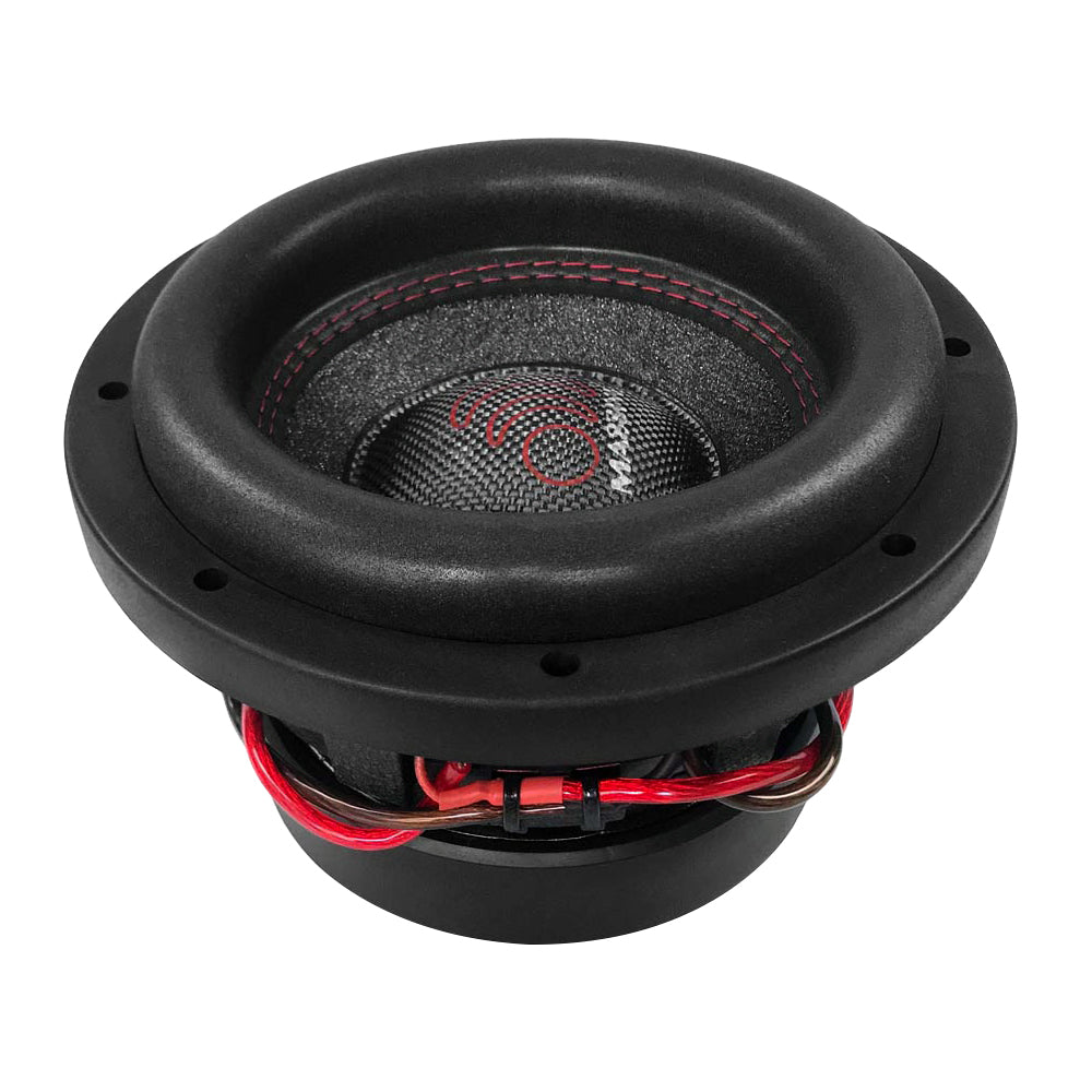 SUMMO84S 8-Inch 400 Watts RMS Dual 4 Ohm 2 Voice Coil Shallow Mount Car Subwoofer - Powerful Bass for Trucks, SUVs & Compact Vehicles