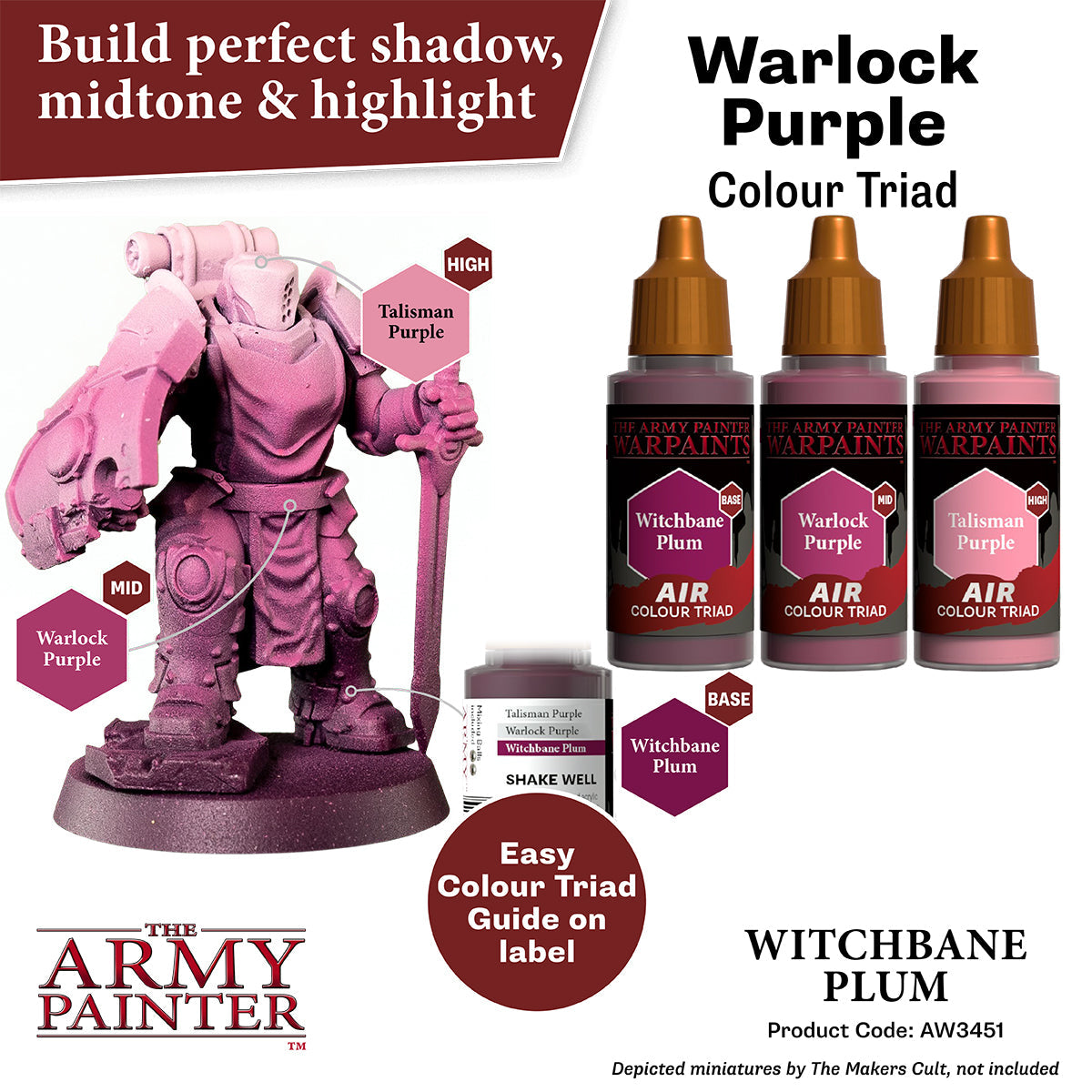 Warpaints Air: Witchbane Plum - Vegan & Cruelty-Free Matte Lipstick for Long-Lasting Wear | Perfect for Halloween, Cosplay & Gothic Makeup Looks