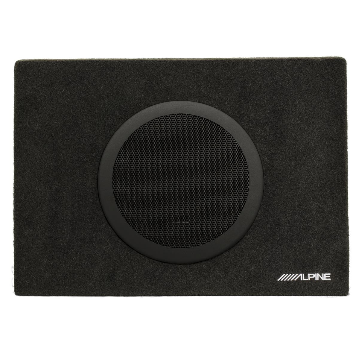 Alpine SBT S10V 10-Inch Loaded Truck Subwoofer Enclosure with Built-in SWT Subwoofer - Powerful Bass for Pickup Trucks & Off-Road Vehicles