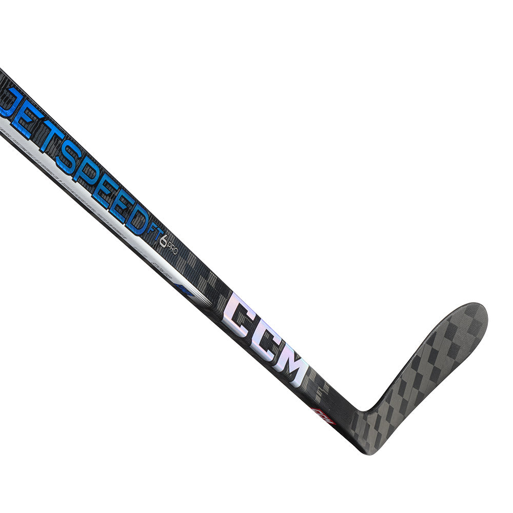 CCM Jetspeed FT6 Pro Senior Ice Hockey Stick - Blue | High-Performance Hockey Stick for Competitive Play & Training