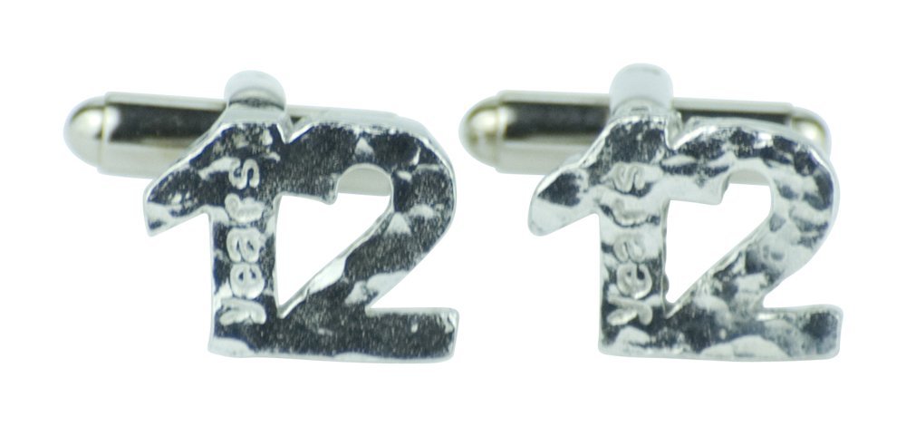 12 Year Anniversary Gifts for Him - Rustic Hammered Cufflinks Set, Perfect 12th Wedding Anniversary Present for Husband - Ideal for Formal Events, Date Nights & Special Occasions