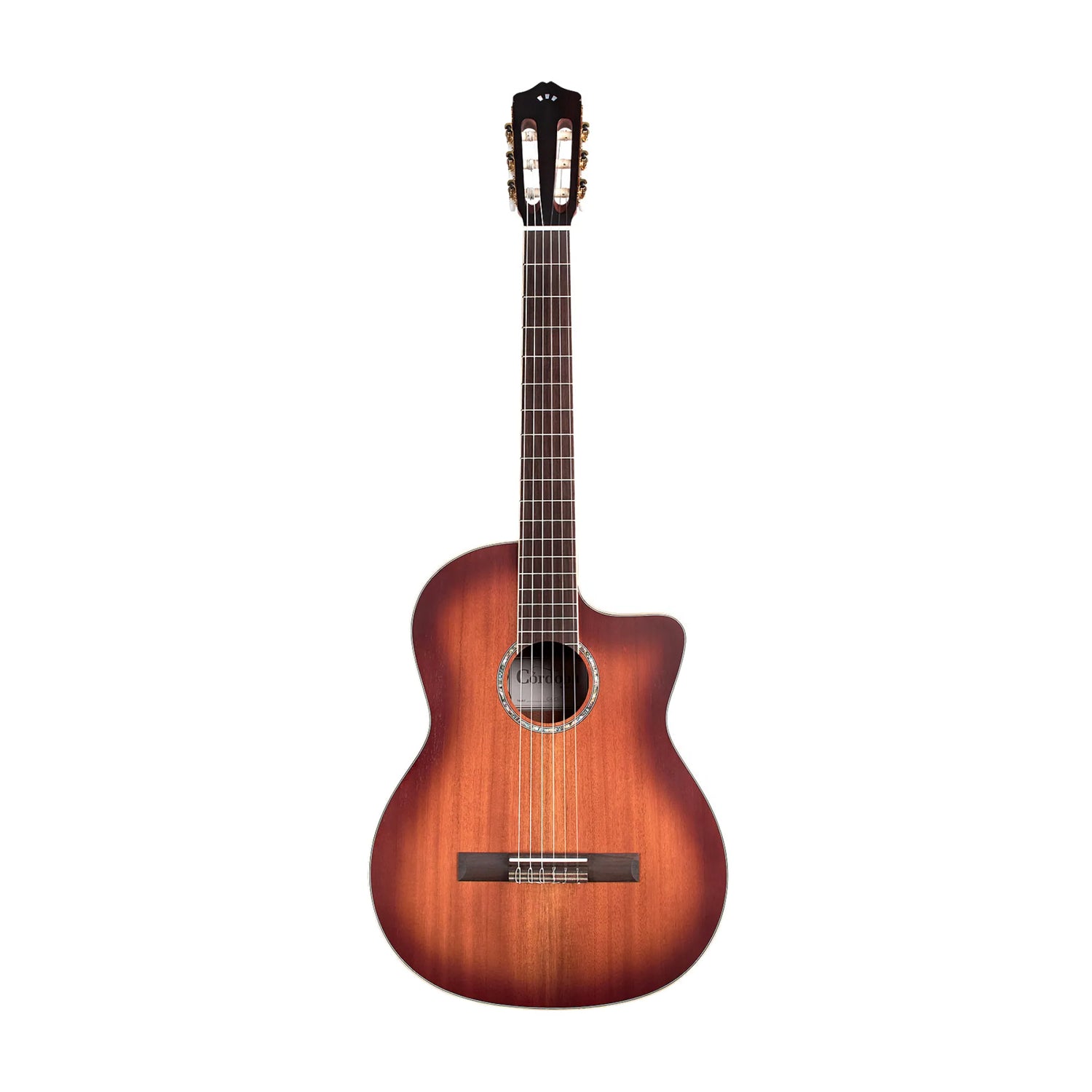 Cordoba C4 CE Classic Electric Guitar with Edgeburst Finish - Perfect for Stage Performances & Home Recording Studios