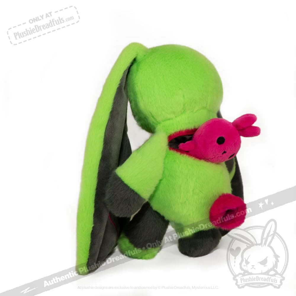 Plushie Dreadfuls ADHD Rabbit Extra Chaos Edition - Soft Stuffed Animal Toy for Kids & Adults | Perfect for Anxiety Relief, ADHD Support & Emotional Comfort