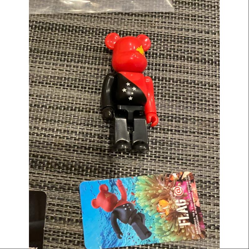Bearbrick Series 39 FLAG Papua New Guinea 100% Collectible Art Toy - Perfect for Display, Gifts & Anime Fans Collection