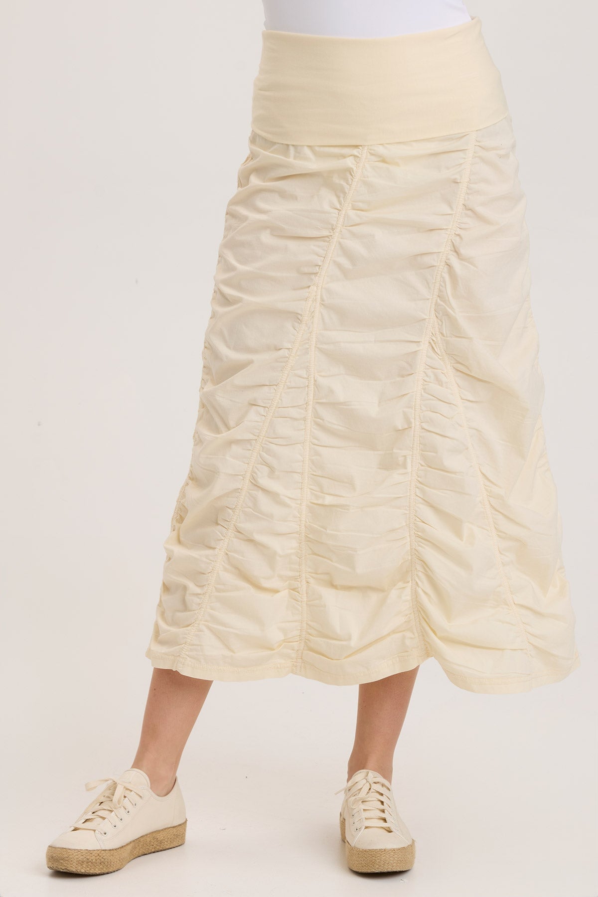 Stylish Gored Peasant Skirt for Women - Flowy Boho Maxi Skirt with Elastic Waist | Perfect for Summer, Beach, Festivals & Casual Outfits
