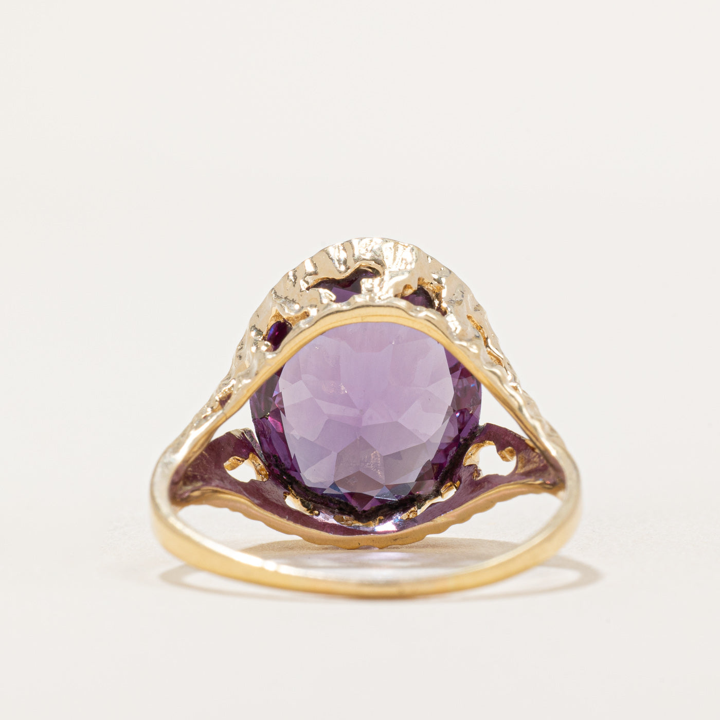 8.00ct Synthetic Color Change Sapphire Cocktail Ring - Size 9.75 | Elegant Evening Wear & Special Occasion Jewelry for Women