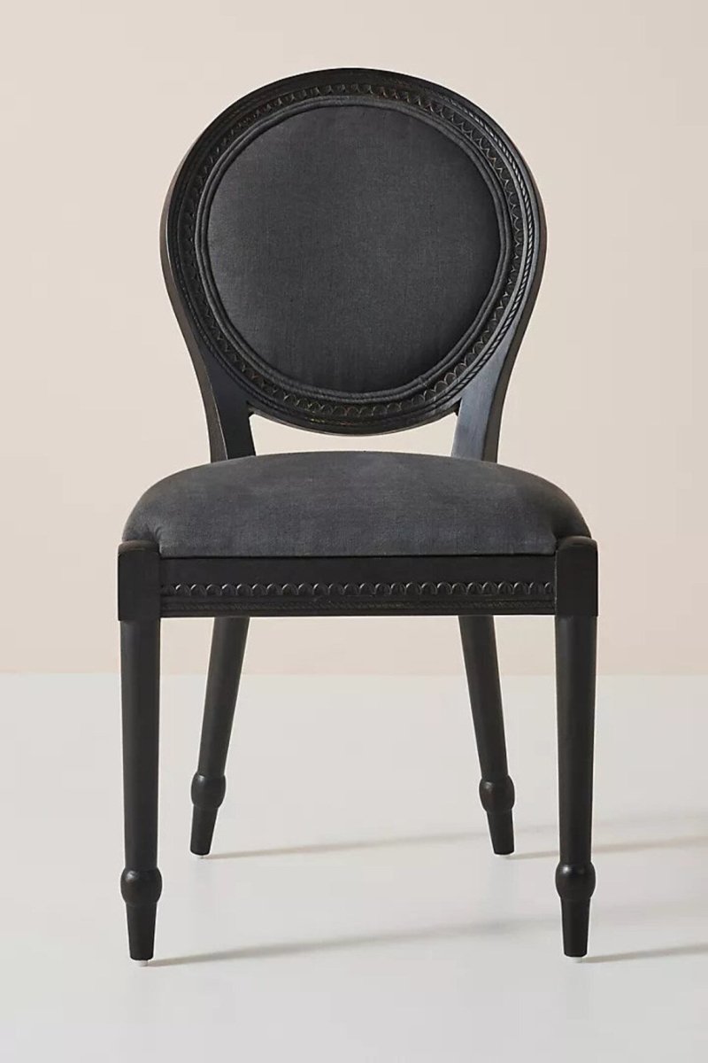 Hand Carved Peacock Design Wooden Dining Chair - Traditional Indian Handcrafted Furniture for Home Decor, Living Room, Dining Room & Office Use