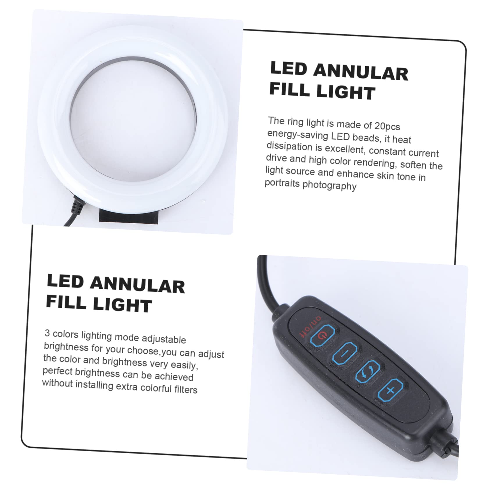 OSALADI 3-in-1 Photography Lighting Kit - 18