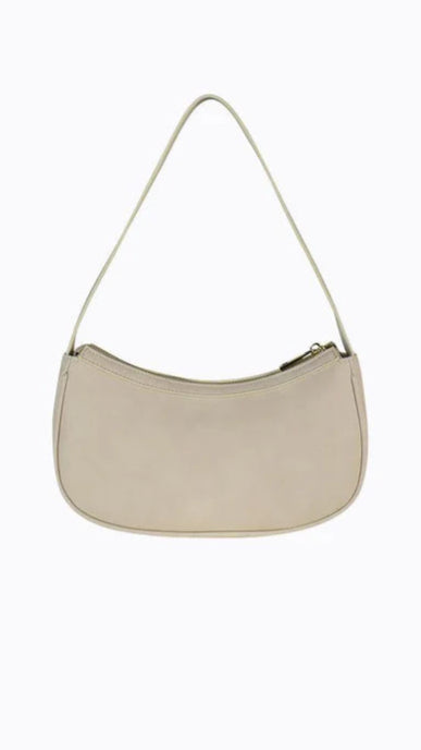 Dixiee Women's Shoulder Bag - Beige Suede Crossbody Purse for Everyday Use, Work & Travel | Fashionable & Lightweight Handbag