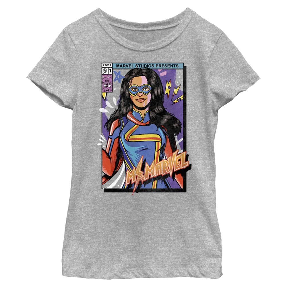 Marvel Ms. Cover Girls Short Sleeve T-Shirt | Superhero Graphic Tee for Women | Casual Wear & Cosplay Outfit