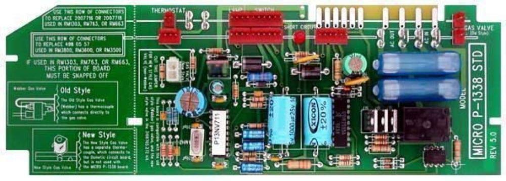 Dometic RV Replacement Board Micro P-1338 Rev 5 - Compatible with Dinosaur Electronics - Perfect for RV Refrigerator & Camper Repairs