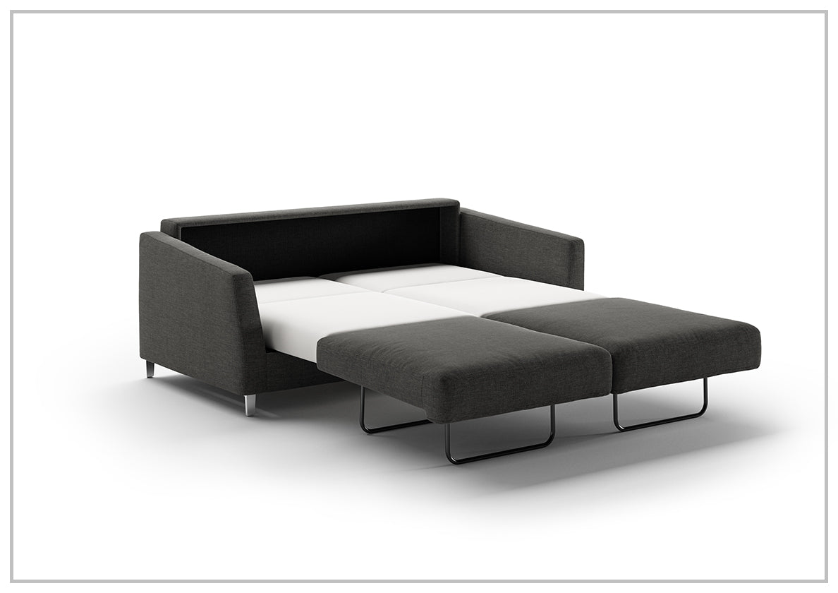 Custom Luonto Monika Fabric Sleeper Sofa - Handmade to Order | Convertible Couch Bed for Small Spaces & Guest Rooms | Perfect for Apartments, Dorms & Home Offices
