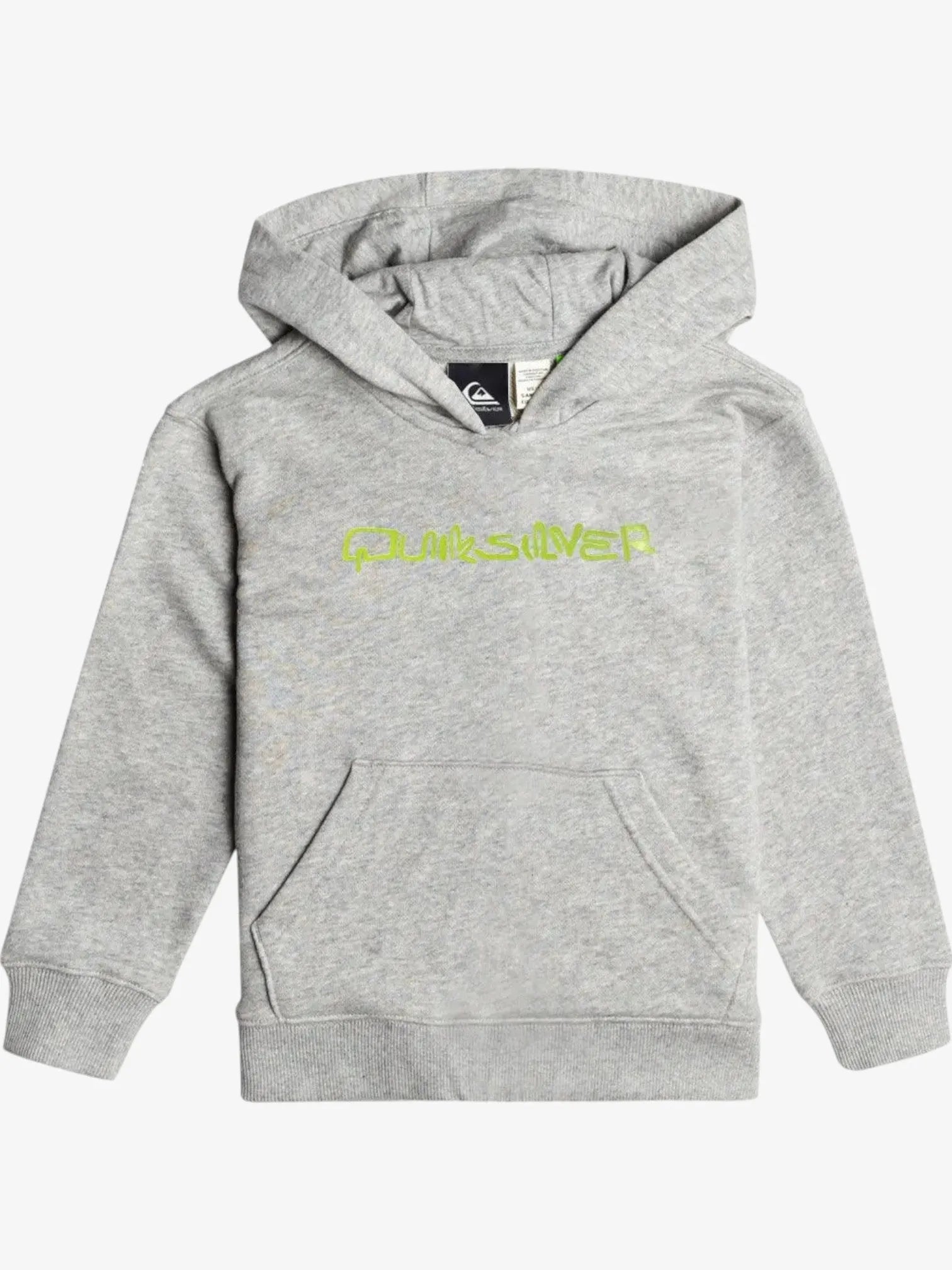 Quiksilver Vintage Rising Lines Kids' Gray Hoodie - Comfortable & Stylish for Boys, Perfect for School, Play & Outdoor Adventures