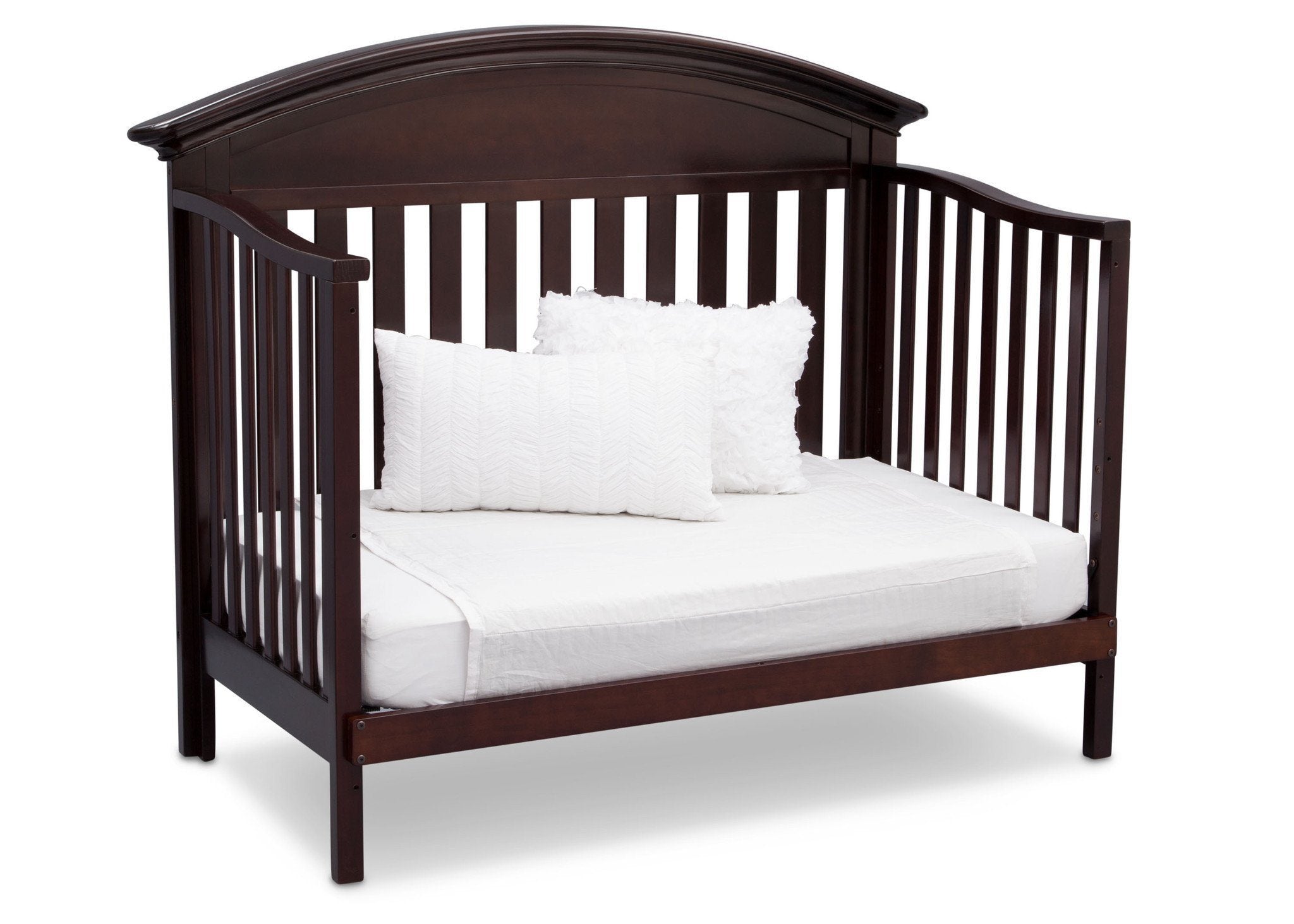 Aberdeen 4-in-1 Convertible Baby Crib - Toddler Bed, Daybed & Full-Size Bed with Safety Rails - Perfect for Nursery, Bedroom & Guest Room