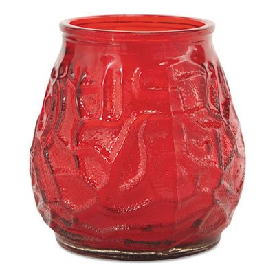 C-Fancy LITE Victorian Style Scented Candles - 60 Hour Burn Time, Red Color, Pack of 12 - Perfect for Romantic Dinners, Home Decor & Holiday Gifts