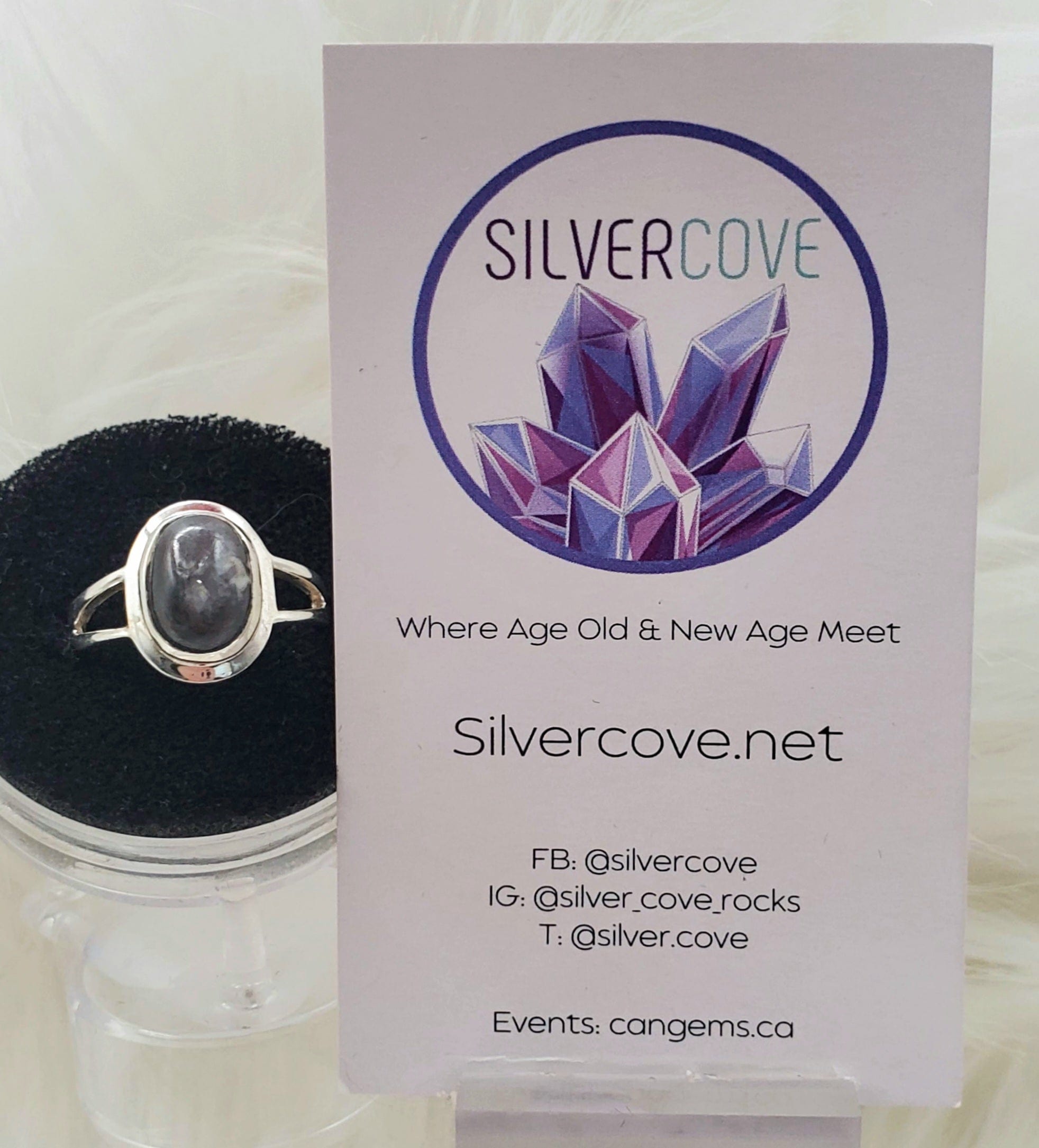 925 Sterling Silver Canadian Sapphire Ring - Size 8.75 - Elegant Jewelry for Engagement, Anniversary & Special Occasions