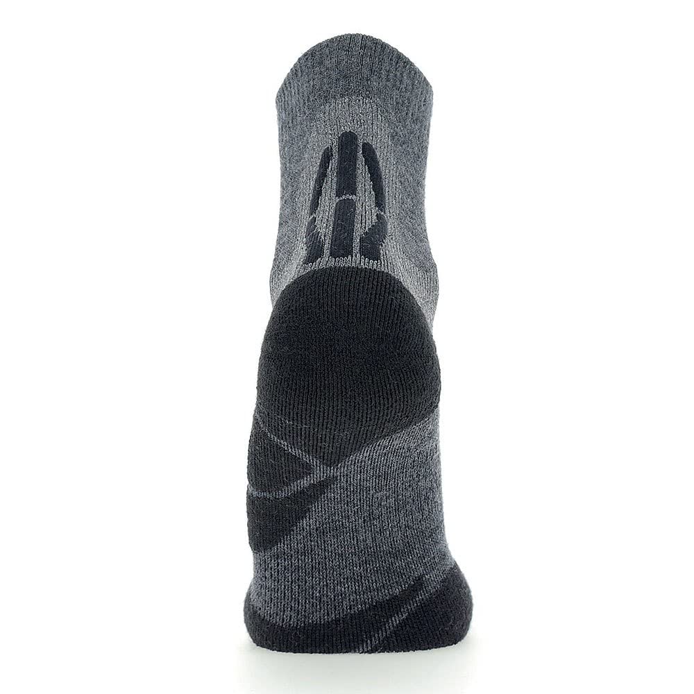 UYN Men's Trekking 2in Merino Low Cut Socks - Breathable Hiking Socks for Outdoor Adventures & Mountain Climbing