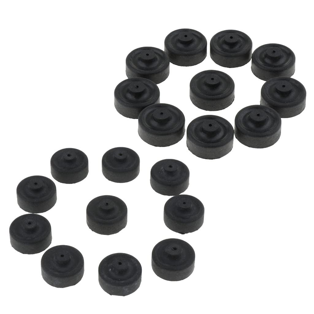 Gazechimp 20Pcs Aquarium Air Pump Rubber Replacement Parts - Durable Fish Tank Accessories for Air Stones, Bubbles & Oxygenation Systems | Perfect for Freshwater & Saltwater Tanks