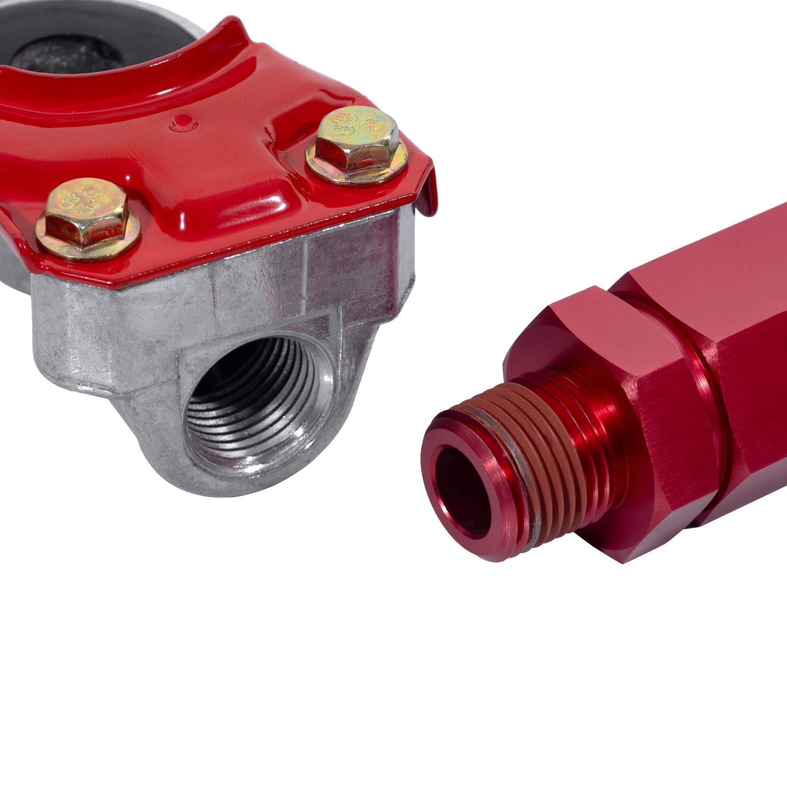 12FT Semi Truck Air Line Kit - 3-in-1 ABS 7 Way Electrical Cable, Air Brake Hoses with Glad Hands & Handles - Heavy Duty Air Brake System for Semi Trucks, Trailers & Tractors - Perfect for Long Haul Transport & Fleet Maintenance