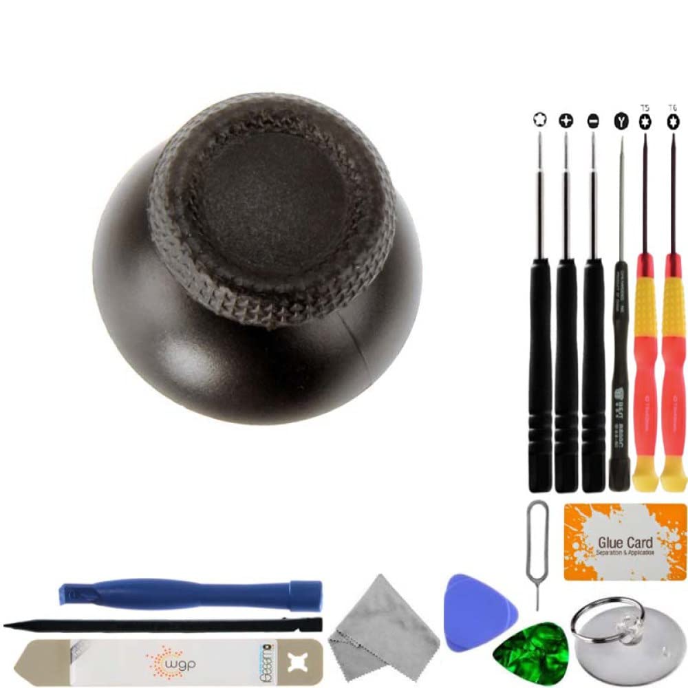 Original PlayStation DualSense Cosmetic Joystick (Black) - Replacement Thumbsticks with Repair Tool Kit - Perfect for PS5 Controller Upgrades & DIY Fixes - Gaming Accessories for Enhanced Playstation 5 Experience