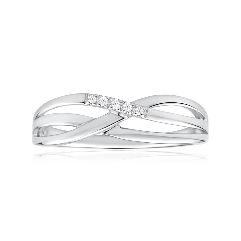 9ct White Gold Diamond Ring for Women - Elegant Solitaire Engagement & Wedding Band - Perfect for Proposals, Anniversaries & Special Occasions