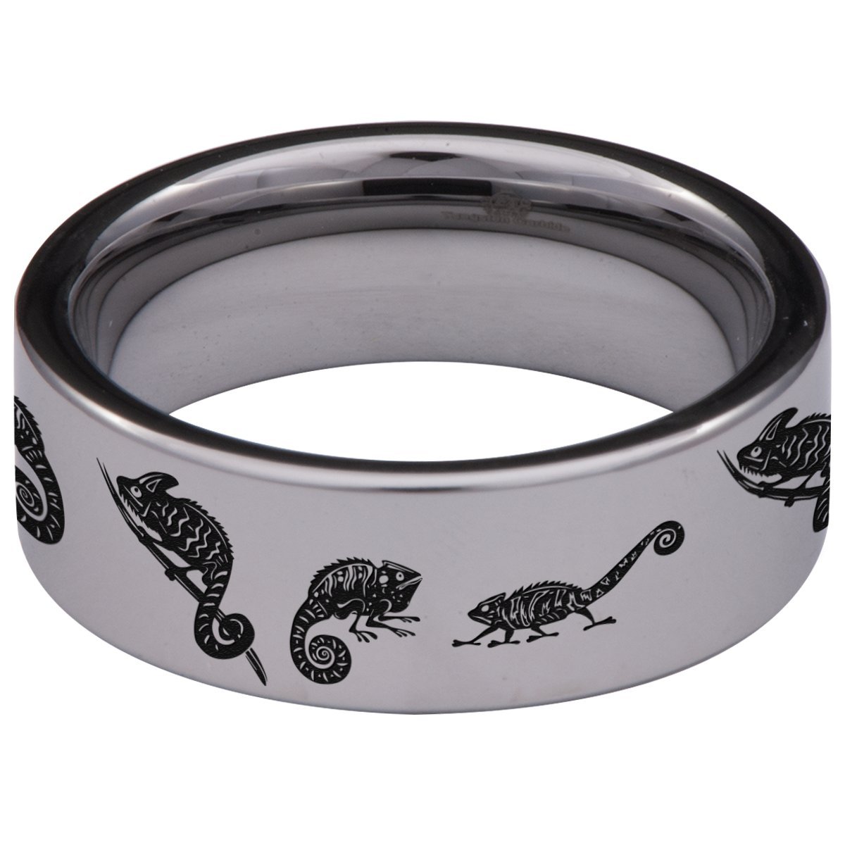Tungsten Carbide Chameleon Ring - 8mm Wedding Band for Men & Women - Anniversary Gift, Engagement Ring - Perfect for Everyday Wear & Special Occasions