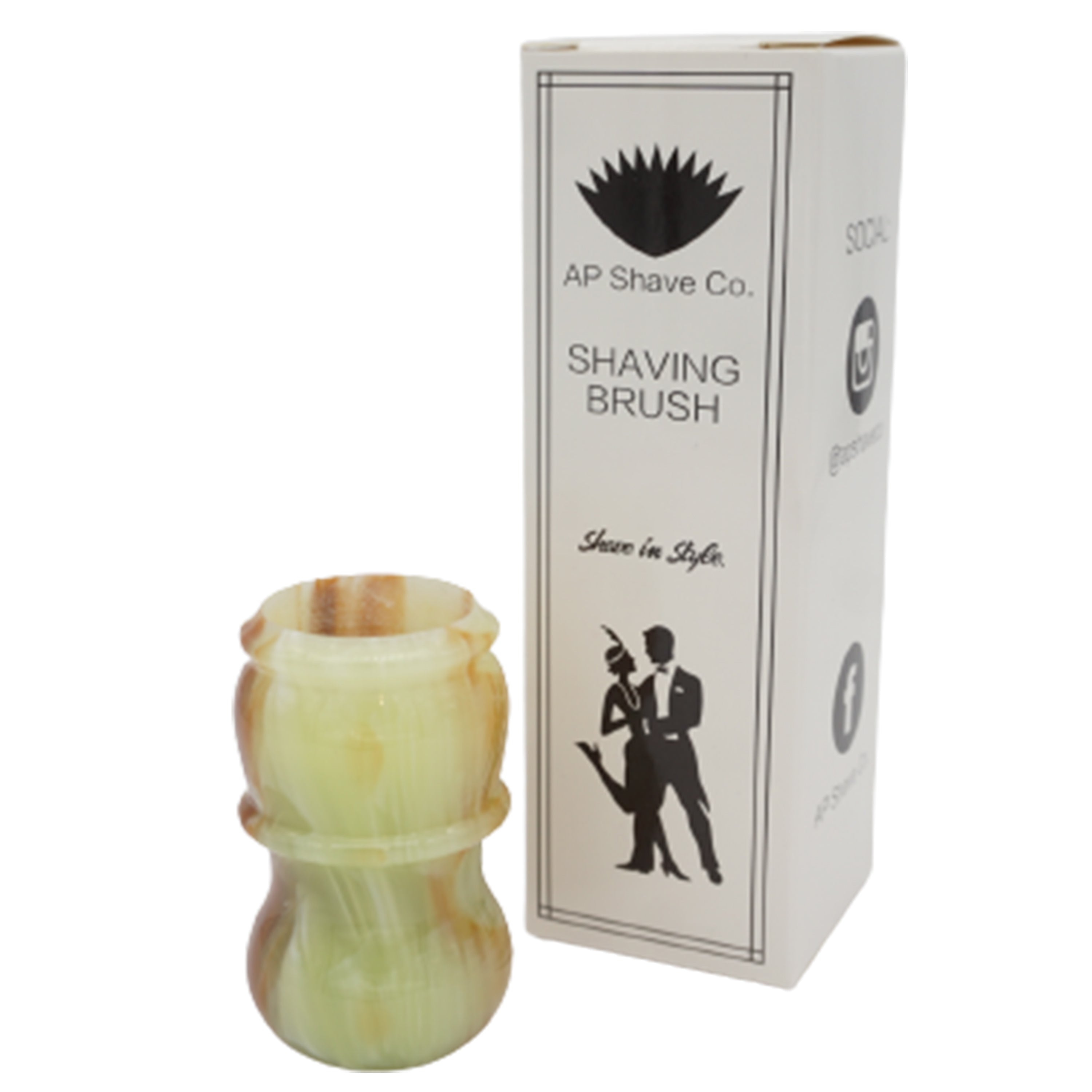 Premium Jade Handcrafted Shaving Brush Handle - Fits 26mm & 28mm Knots - Luxury Wet Shaving & Grooming Gift for Men - Perfect for Traditional Barber Shaves & Home Spa Relaxation