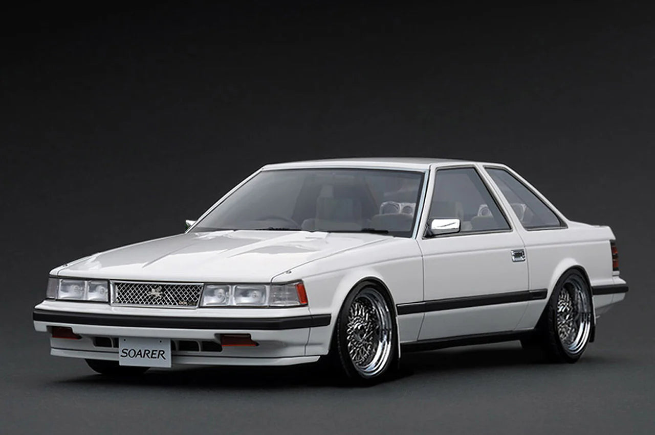 1:18 Scale Toyota Soarer 2800GT Extra (Z10) White Diecast Model Car - Perfect for Collectors, Display, and Japanese Classic Car Enthusiasts