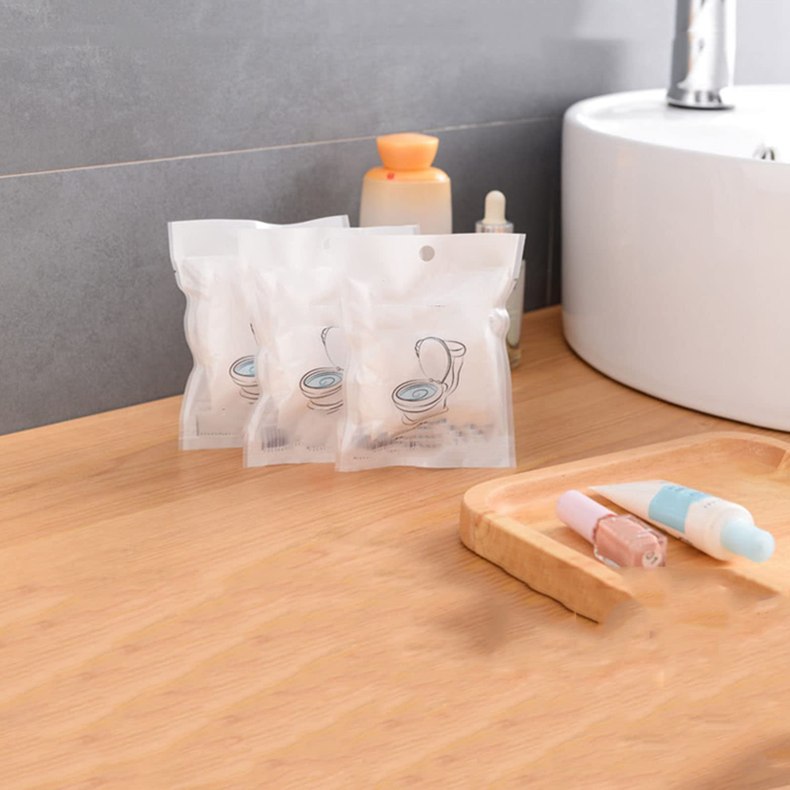 Disposable Non-Woven Toilet Seat Covers - 10PCS for Travel & Public Restrooms
