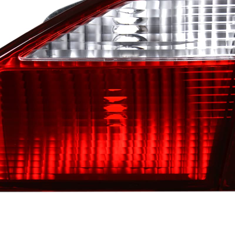 Spec-D Tuning Red LED Tail Lights for 1998-2000 Honda Accord 4-Door Sedan - Left & Right Pair Assembly - Enhance Style & Visibility for Night Driving & Car Shows