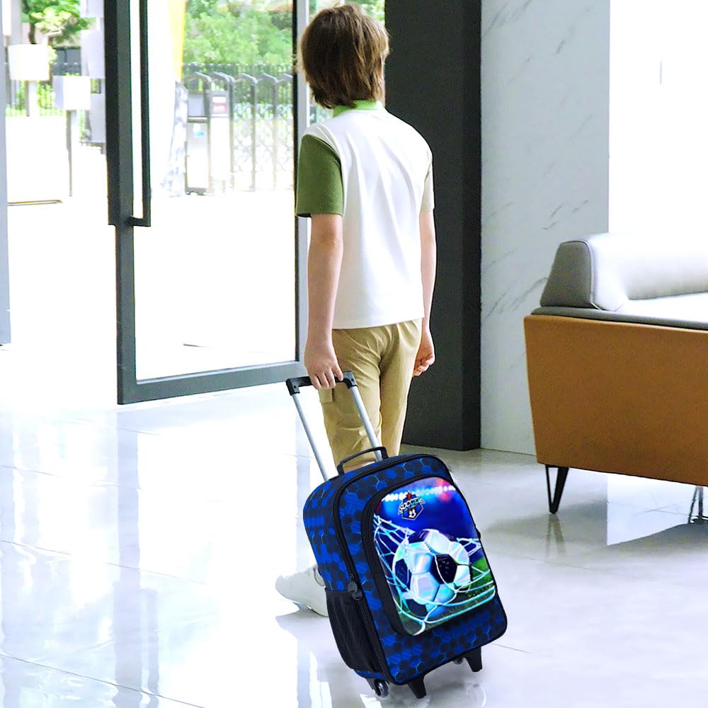 Kids Suitcase with Wheels - Durable Rolling Carry-On Luggage for Toddlers, Boys & Girls - Perfect for Air Travel, Road Trips & Family Vacations