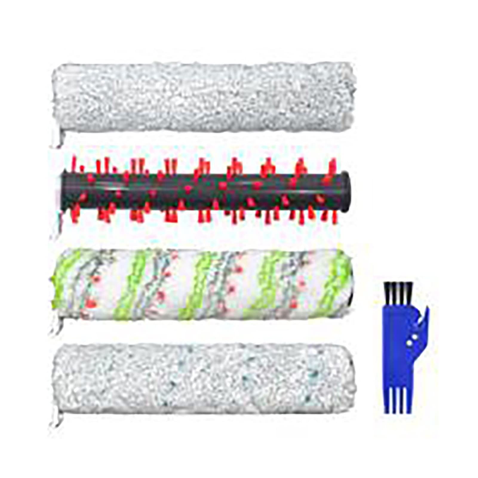 FOMACAR Vacuum Cleaner Roll Brushes & Filters - Compatible with Bissell 2554A CrossWave Cordless Max - Replacement Accessories for Deep Cleaning Floors, Carpets & Hard Surfaces - Home Appliance Parts (12-Pack)