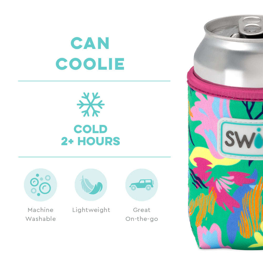 Original Title: Paradise Can Coolie   Optimized Title: Insulated Can Coolie - Keep Drinks Cold for Hours, Perfect for Beach, Pool, and Outdoor Parties - Paradise Can Coolie