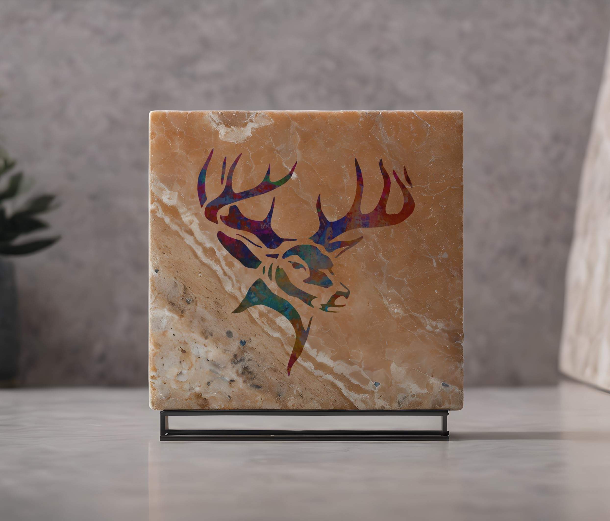 Reusable Hunting Buck Head Deer Stencil Template - 8.5 x 11 Inches for Wall Painting, Wood Decor, DIY Arts & Crafts | Perfect for Home Decor, Hunting Cabin, and Outdoor Projects