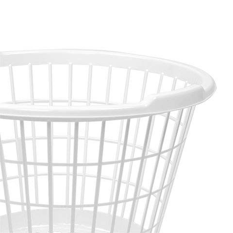 4-Pack Colorful Plastic Laundry Baskets (1 Bushel) for Home & Dorm