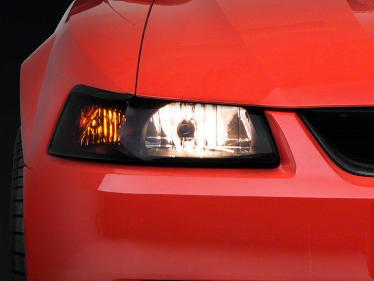 Dark Smoked Headlights for 1999-2004 Ford Mustang | Aggressive Style Upgrade | Perfect for Night Driving & Car Shows