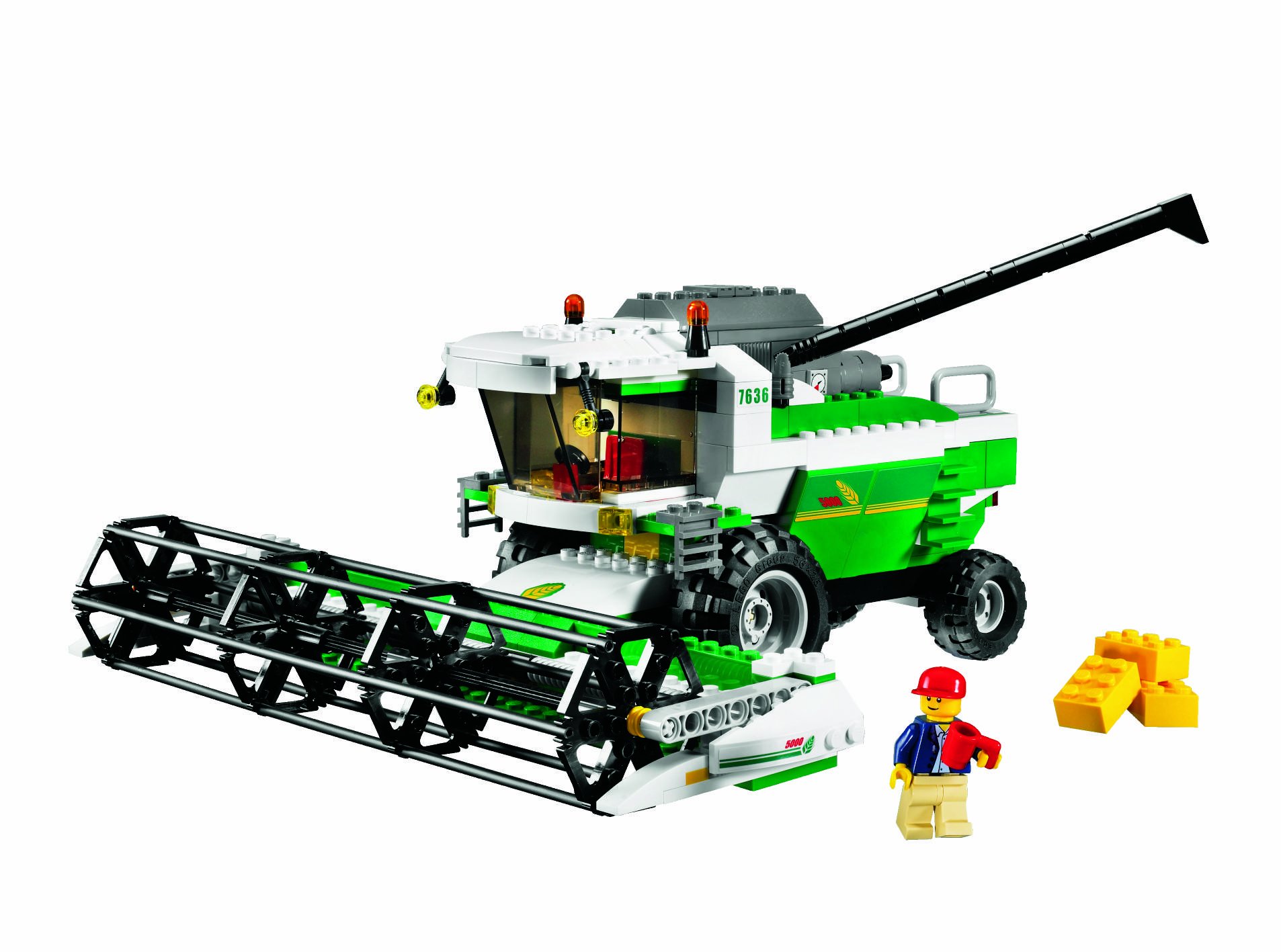 LEGO City 7636 Combine Harvester Toy Building Set - Farm Vehicle Playset for Kids Ages 6+ - Perfect for Farm-Themed Play and STEM Learning