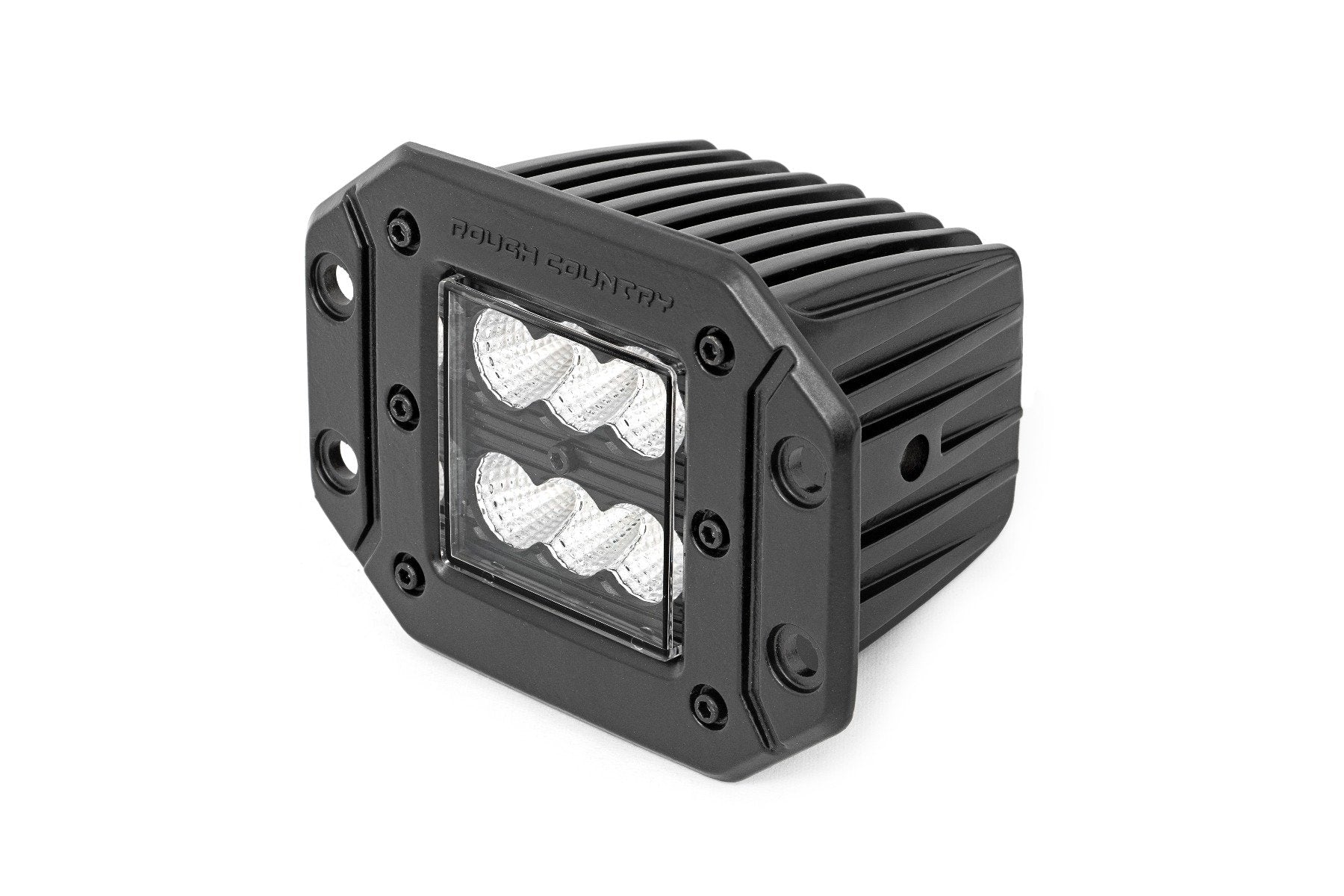 2 Inch Black Series LED Light Pods - Pair, Flood Beam, Flush Mount for Off-Road Trucks & ATVs | 70113BL | Waterproof, Durable for Night Driving & Outdoor Adventures