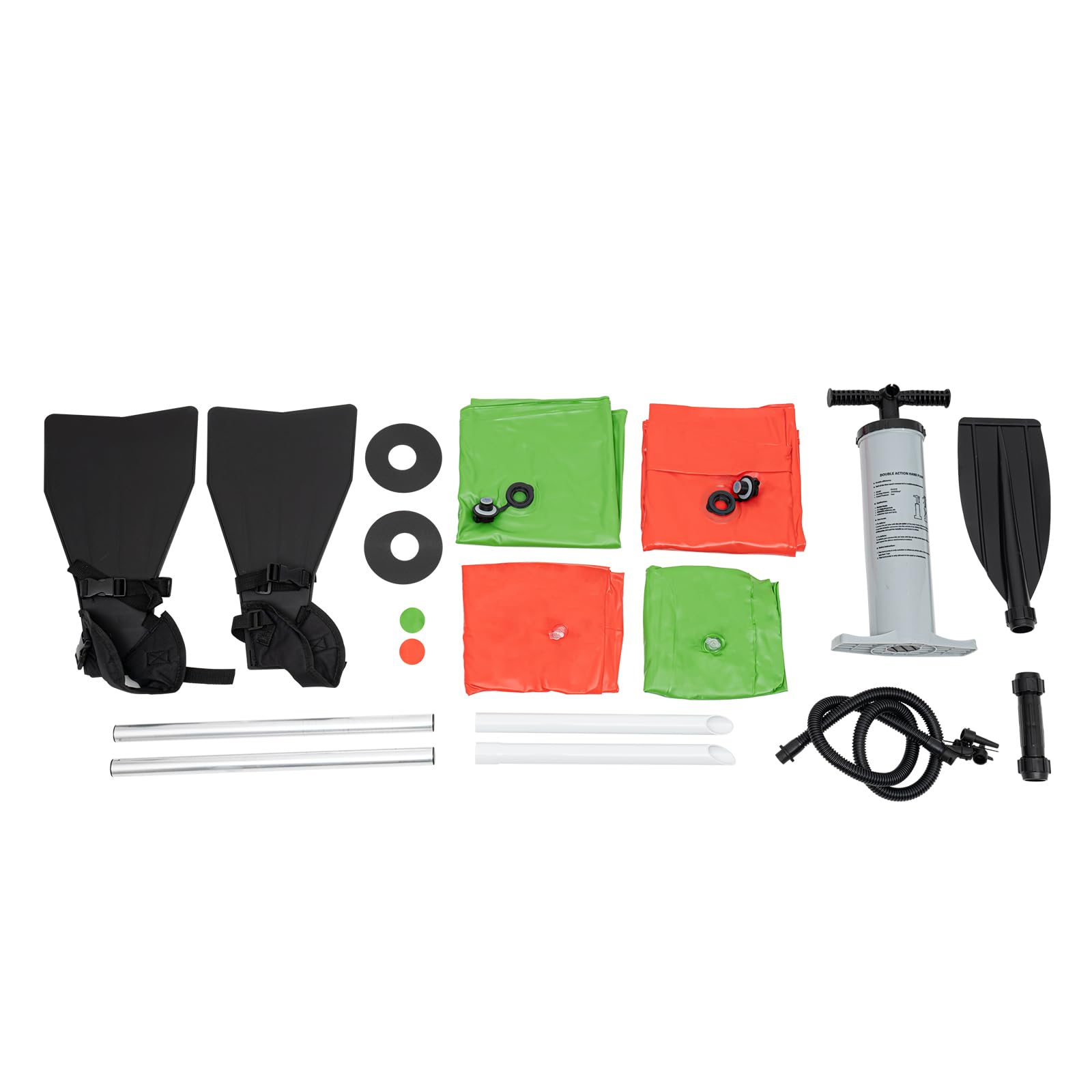 **Inflatable Fishing Float Tube Kit - Portable Outdoor Fishing Boat with Adjustable Backrest, Paddle, Pump & Accessories - 286.6LBS Load Capacity - Perfect for Lakes, Rivers & Saltwater Fishing**