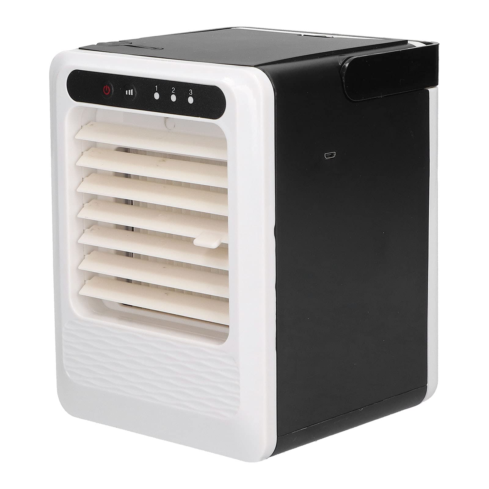 5-in-1 Portable Air Conditioner & Air Cooler Fan with Humidifier - USB Powered Mini AC for Home, Office, Dorm - Personal Cooling & Air Purification for Summer, Small Spaces & Desktop Use