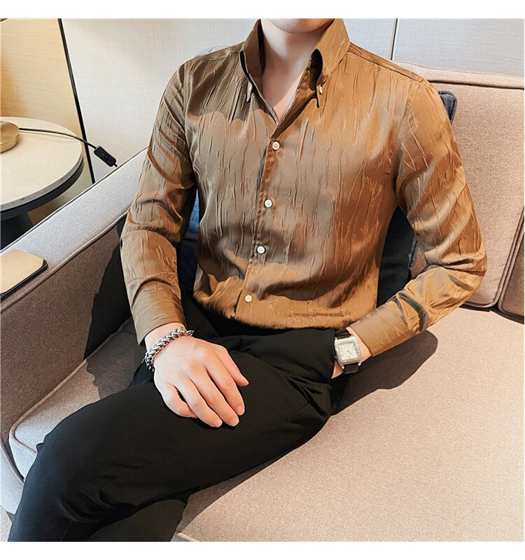 Premium LUXE Long Sleeve Shirt for Men & Women | Soft Comfortable Button Down Shirt | Perfect for Office, Casual Wear & Date Night Outfits