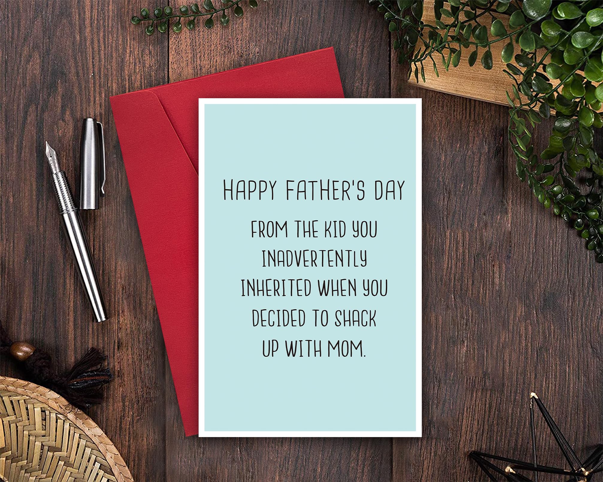 Funny Father's Day Card - Humorous & Naughty Dad Gift from Kids | Perfect for Father's Day Celebrations, Birthday Surprises & Special Occasions