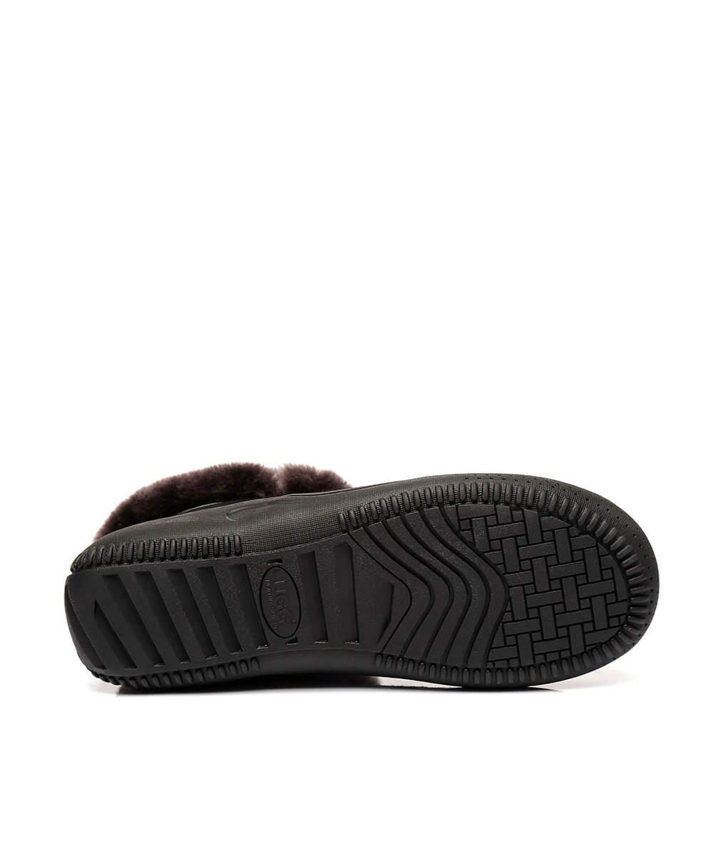 Women's UGG Daily Slippers - Cozy Indoor/Outdoor House Shoes with Soft Fleece Lining for Winter Comfort - Perfect for Lounging at Home, Running Errands & Cold Weather Wear